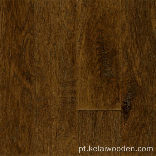 Piso de madeira maciça Hickory Distressed